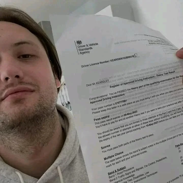Lost Your Theory Test Pass Certificate