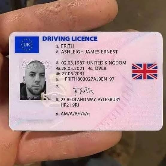 Full UK Driving Licence