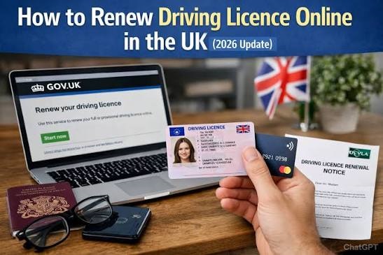 Renew UK Driving Licence Online