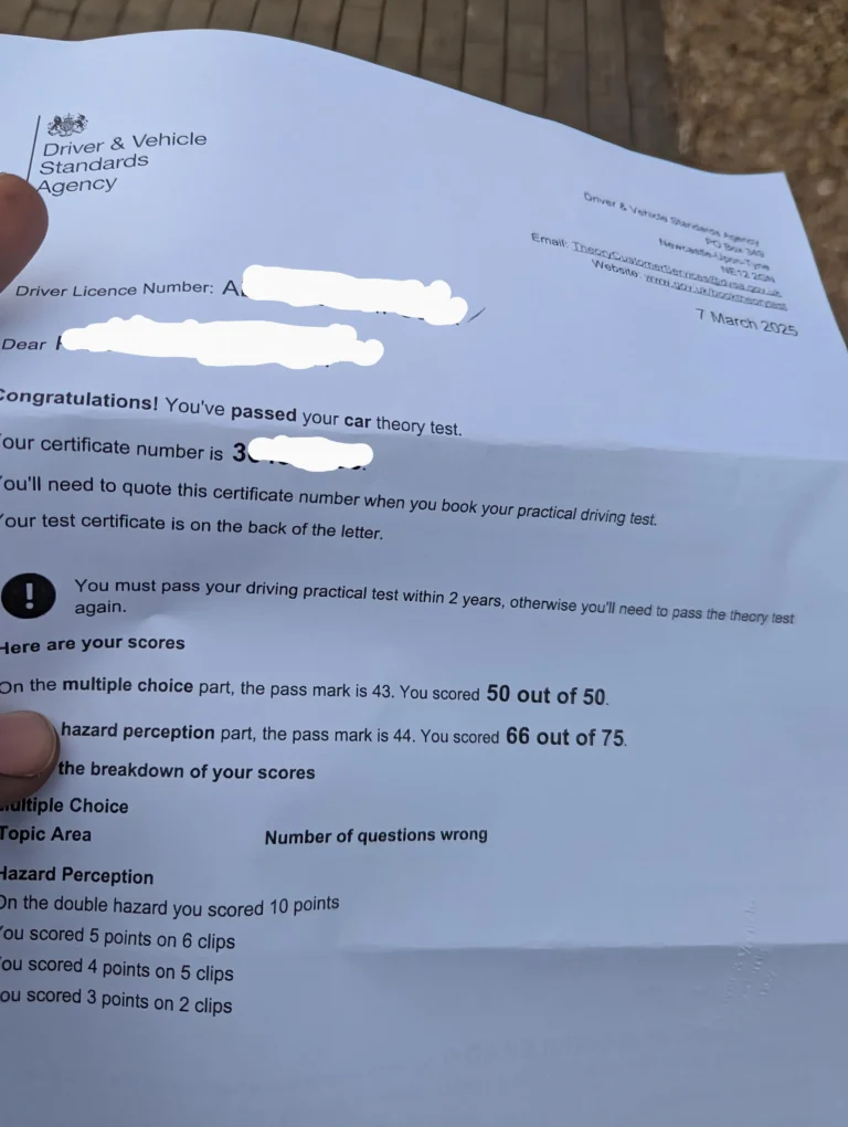 How to pass UK theory test first time